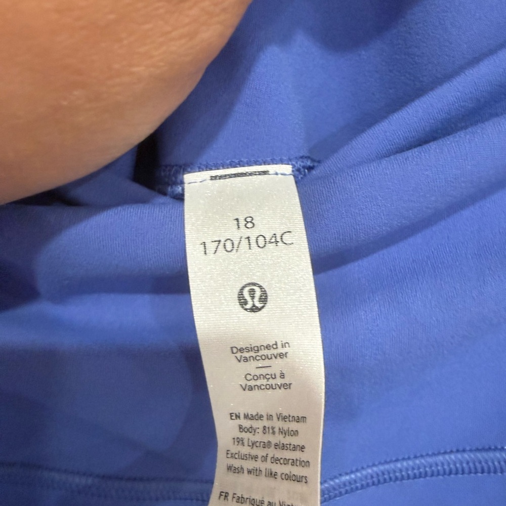 Lululemon Align HR 28’ Vibrant Blue Leggings